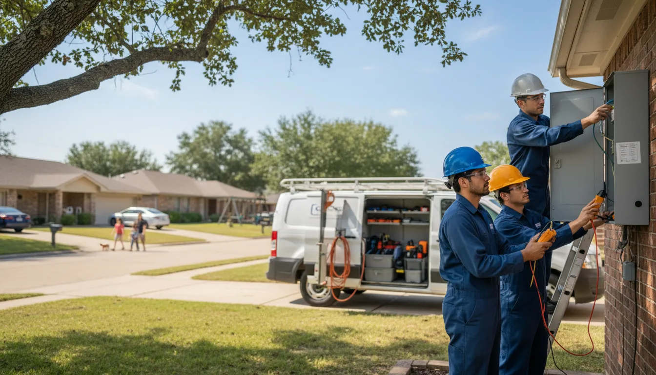 Certified electrician providing emergency electrical services in Alexander, ND